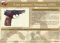 Комплект плакатов "9-мм пистолет Макарова (ПМ)" - fgospostavki.ru - Лесной