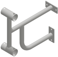 Кронштейн настенный (двухрядный) - fgospostavki.ru - Лесной