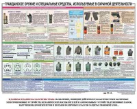 Плакат "Гражданское оружие и спецсредства, используемые в охранной деятельности" - fgospostavki.ru - Лесной