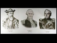 Портреты путешественников (25 штук, формат А3) - fgospostavki.ru - Лесной