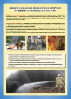 Комплект плакатов "Добровольная пожарная дружина" - fgospostavki.ru - Лесной