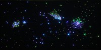 Настенный фиброоптический ковер "Млечный путь" 200х100, 450 точек - fgospostavki.ru - Лесной