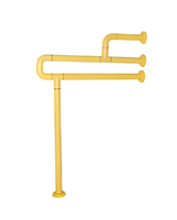 Поручень напольно-настенный с антибактериальным покрытием (желтый) - fgospostavki.ru - Лесной