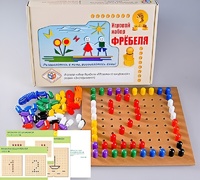 Игровой набор Фребеля "Мозаика со шнуровкой" (серия "Эксперимент") - fgospostavki.ru - Лесной