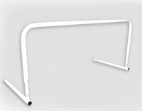 Барьер тренировочный регулируемой высоты (кнопочный фиксатор) - fgospostavki.ru - Лесной