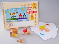 Игровой набор Фребеля "Конструктор деревянный без соединений-1" (Серия "Эксперимент") - fgospostavki.ru - Лесной