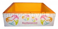 Бассейн "Вообразилия" квадратный с шелкографией - fgospostavki.ru - Лесной