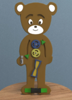 Бизиборд «Медвежонок» - fgospostavki.ru - Лесной