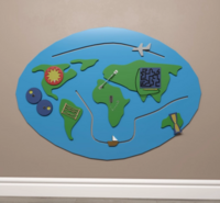 Бизиборд «Планета Земля» - fgospostavki.ru - Лесной