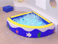 Бассейн угловой сухой бескаркасный - fgospostavki.ru - Лесной