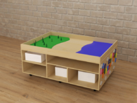 STEAM Многофункциональный стол Море, суша и лес - fgospostavki.ru - Лесной