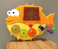 Бизиборд «Рыба-еж» - fgospostavki.ru - Лесной