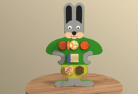 Бизиборд «Серый заинька» - fgospostavki.ru - Лесной