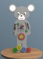 Бизиборд «Серая мышка» - fgospostavki.ru - Лесной