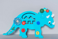 Бизиборд «Динозавр» - fgospostavki.ru - Лесной