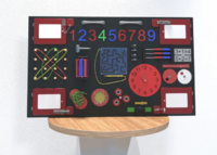 Бизипанель «Красно-черная» - fgospostavki.ru - Лесной