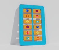 Игровая панель «Дорожные знаки»  - fgospostavki.ru - Лесной