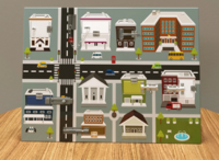 Настенная панель «Городские улицы» - fgospostavki.ru - Лесной