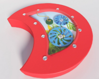 Настенный игровой модуль в виде части гусеницы с весами - fgospostavki.ru - Лесной