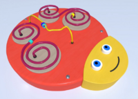 Настенный игровой элемент в виде головы гусеницы - fgospostavki.ru - Лесной