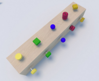 Развивающая панель «Винтовые цветочки » - fgospostavki.ru - Лесной