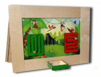 Тактильно-развивающая панель «Животные» - fgospostavki.ru - Лесной