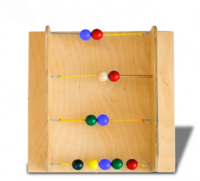 Тактильно-развивающая панель с текстурами и радужными шариками - fgospostavki.ru - Лесной