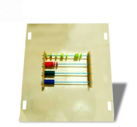 Тактильно-развивающая панель «Цветные счеты» - fgospostavki.ru - Лесной