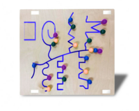 Панель-лабиринт «Петляющие дорожки» - fgospostavki.ru - Лесной