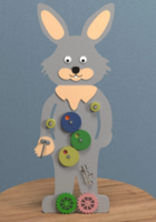 Бизиборд «Пасхальный кролик» - fgospostavki.ru - Лесной