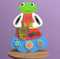 Бизиборд «Лягушка» - fgospostavki.ru - Лесной