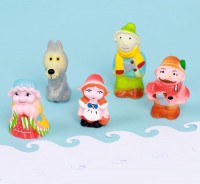 Набор резиновых игрушек «Красная шапочка» - fgospostavki.ru - Лесной