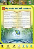 Стенд "Экологический закон РФ" - fgospostavki.ru - Лесной