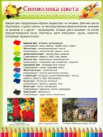 Стенд "Символика цвета" - fgospostavki.ru - Лесной
