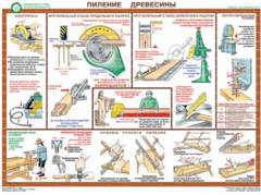 Комплект плакатов "Безопасность труда при деревообработке" - fgospostavki.ru - Лесной