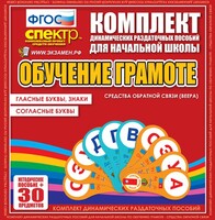 Динамические раздаточные пособия. Обучение грамоте (веера). Гласные буквы, знаки, согласные буквы. - fgospostavki.ru - Лесной