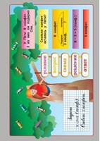 Комплект таблиц. Математика. Простые задачи. - fgospostavki.ru - Лесной