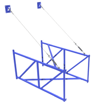 Ферма баскетбольная вынос 2 метра для щита из оргстекла 1,8х.1,05 метра - fgospostavki.ru - Лесной