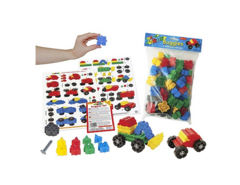 Конструктор «Транспортные средства» 64 детали - fgospostavki.ru - Лесной