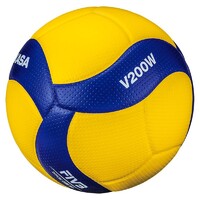Мяч волейбольный Mikasa V200W (размер 5, синтетическая кожа, профессиональный) - fgospostavki.ru - Лесной