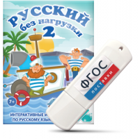 Игры по русскому языку для начальной школы "Русский без нагрузки 2" на USB - носителе - fgospostavki.ru - Лесной