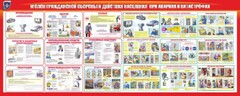 Стенд "Уголок гражданской обороны и действия населения в чрезвычайных ситуациях" - fgospostavki.ru - Лесной