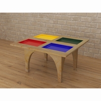 Игровой стол для занятий сенсорной интеграцией 4 цвета - fgospostavki.ru - Лесной