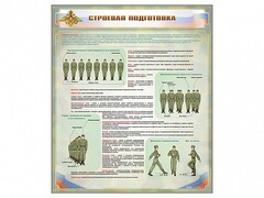 Стенд "Строевая подготовка" - fgospostavki.ru - Лесной