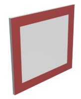 Щит баскетбольный навесной на шведскую стенку (ламинированная фанера), размер 400х450 миллиметров - fgospostavki.ru - Лесной