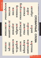 Комплект таблиц. Русский язык. Словарные слова. - fgospostavki.ru - Лесной