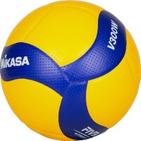 Мяч волейбольный Mikasa V300W (размер 5, синтетическая кожа, профессиональный) - fgospostavki.ru - Лесной