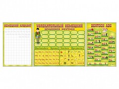 Комплект оборудования "Немецкий алфавит" + комплект тематических магнитов - fgospostavki.ru - Лесной