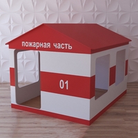 Детский игровой домик «Пожарная служба» - fgospostavki.ru - Лесной