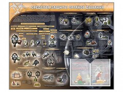 Стенд "Средства защиты органов дыхания (индивидуальные средства защиты)" - fgospostavki.ru - Лесной